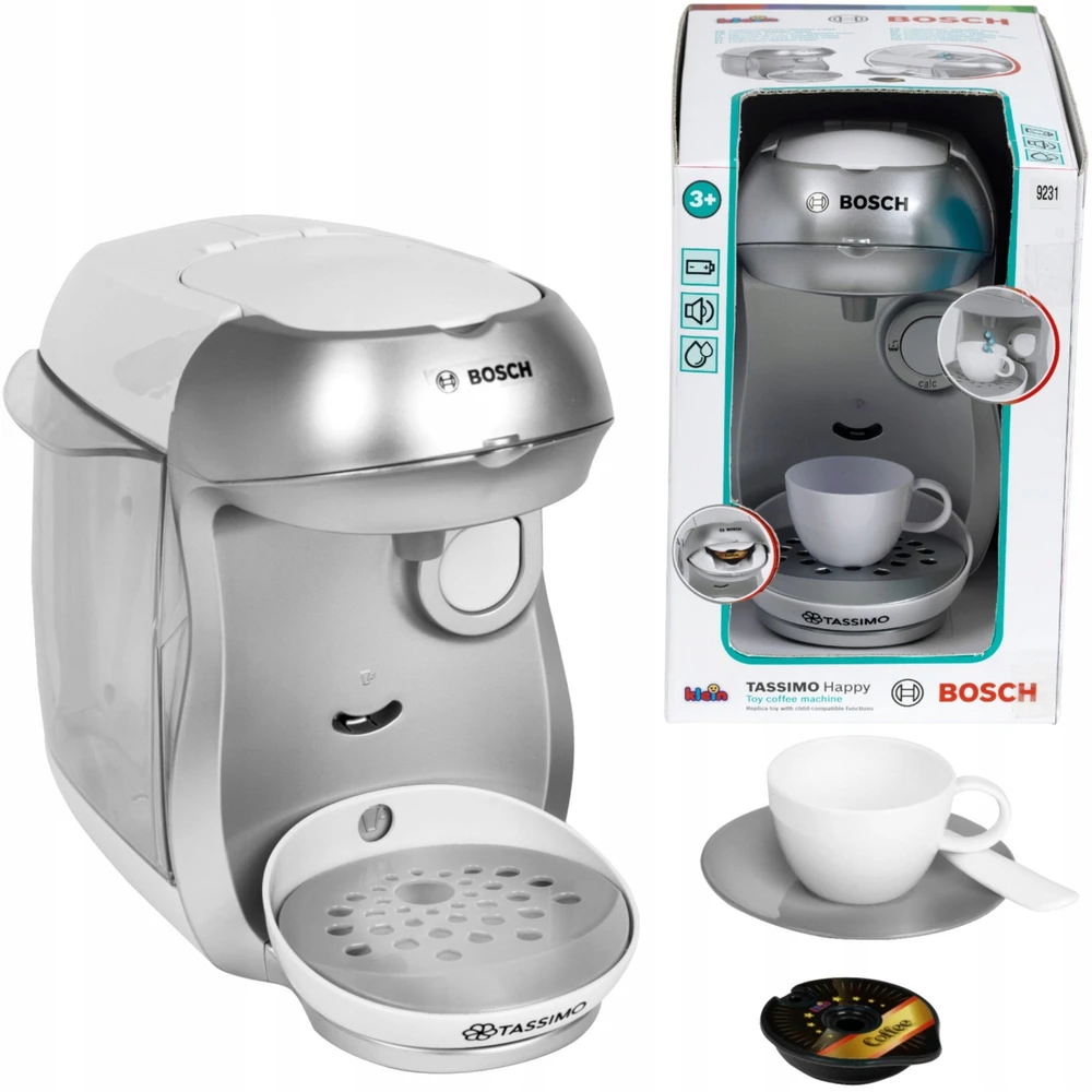 Klein Kavos aparatas „Bosch Tassimo“ kavos aparatas, sidabrinis