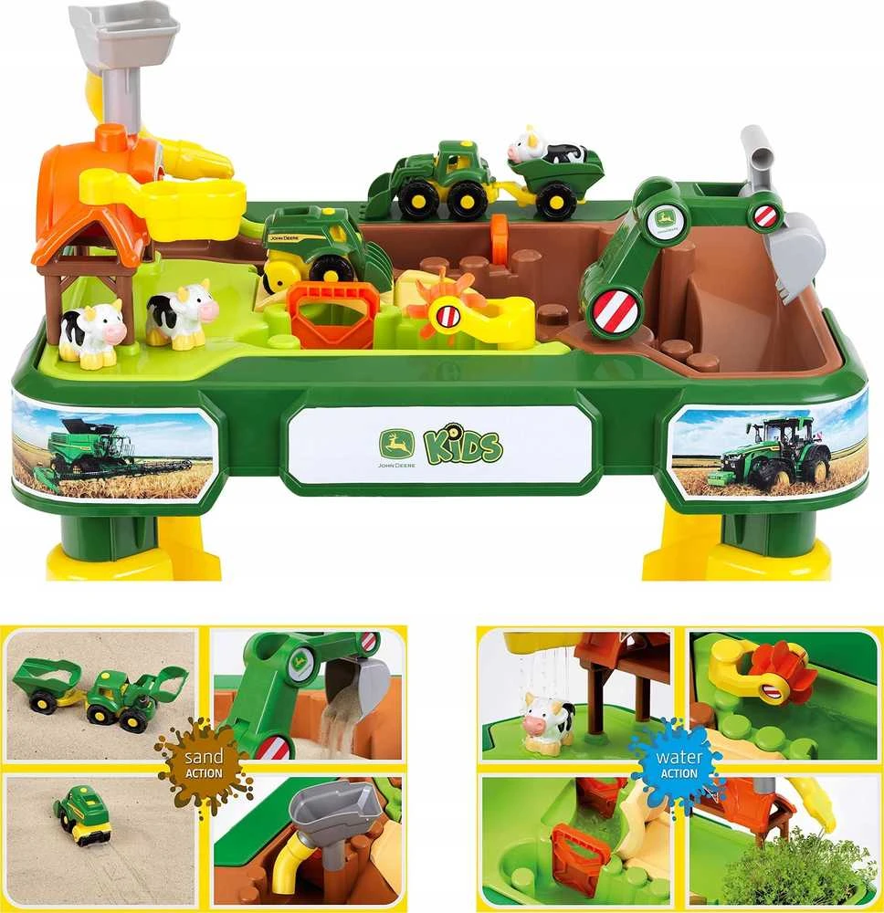 Klein John Deere Smėlio dėžės/Farm mokomasis stalas 3948