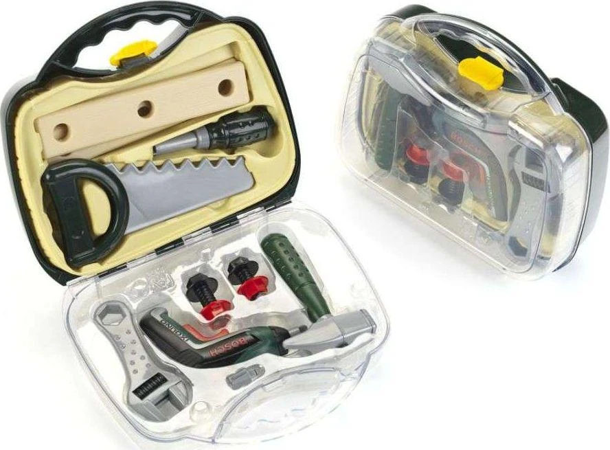 Klein Bosch Mini Ixolino II Dėklas su įrankiais ir atsuktuvu vaikams