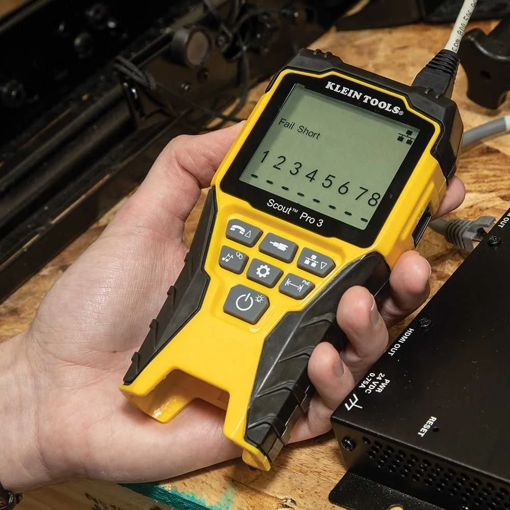 KLEIN TOOLS – VDV Scout® Pro 3 tester Kit Locator Map™ (PoE)