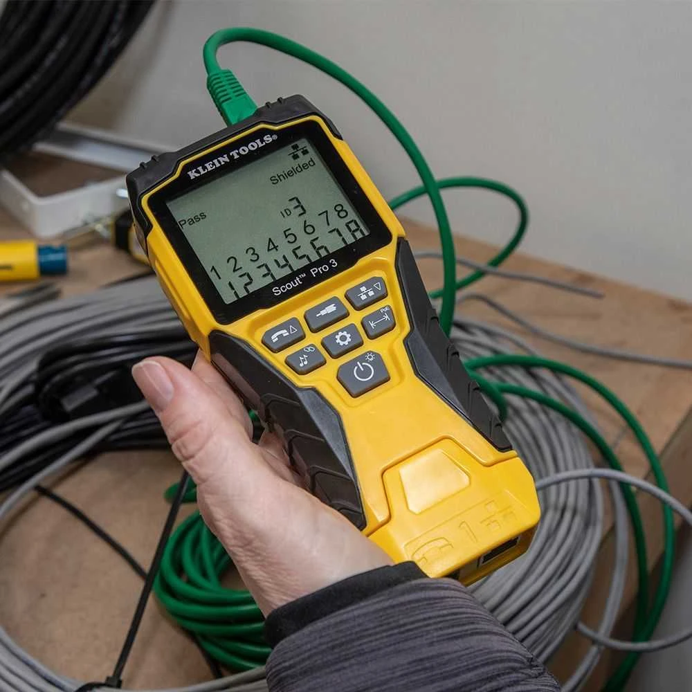 KLEIN TOOLS – VDV Scout® Pro 3 tester Kit Locator Map™ (PoE)