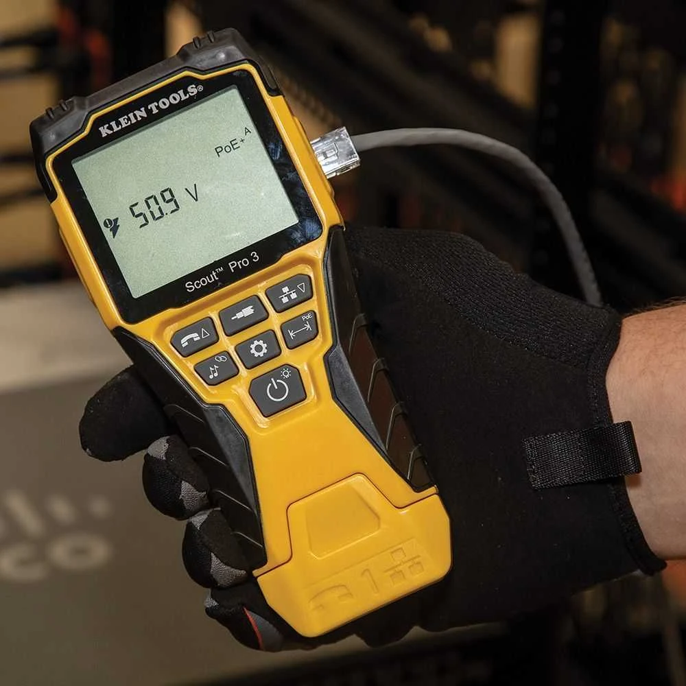 KLEIN TOOLS – VDV Scout® Pro 3 tester Kit Locator Map™ (PoE)