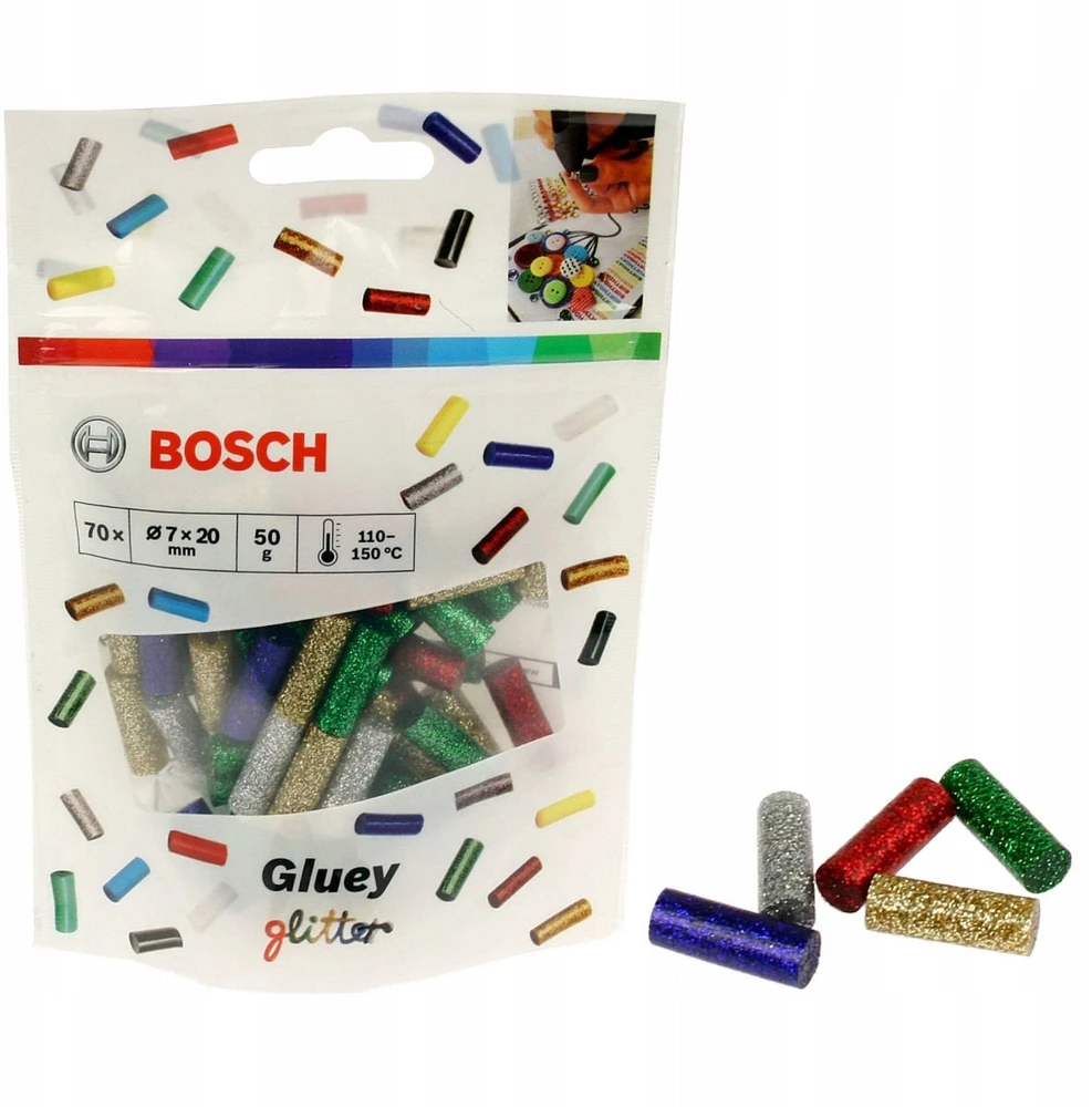 Bosch Gluey klijų pieštukas klijai 20x70mm