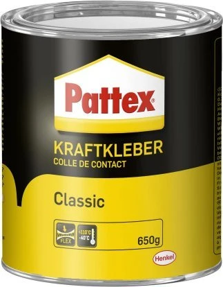 Dell Pattex Kraftkleber Classic, hochwärmefest, Dose mit 650g