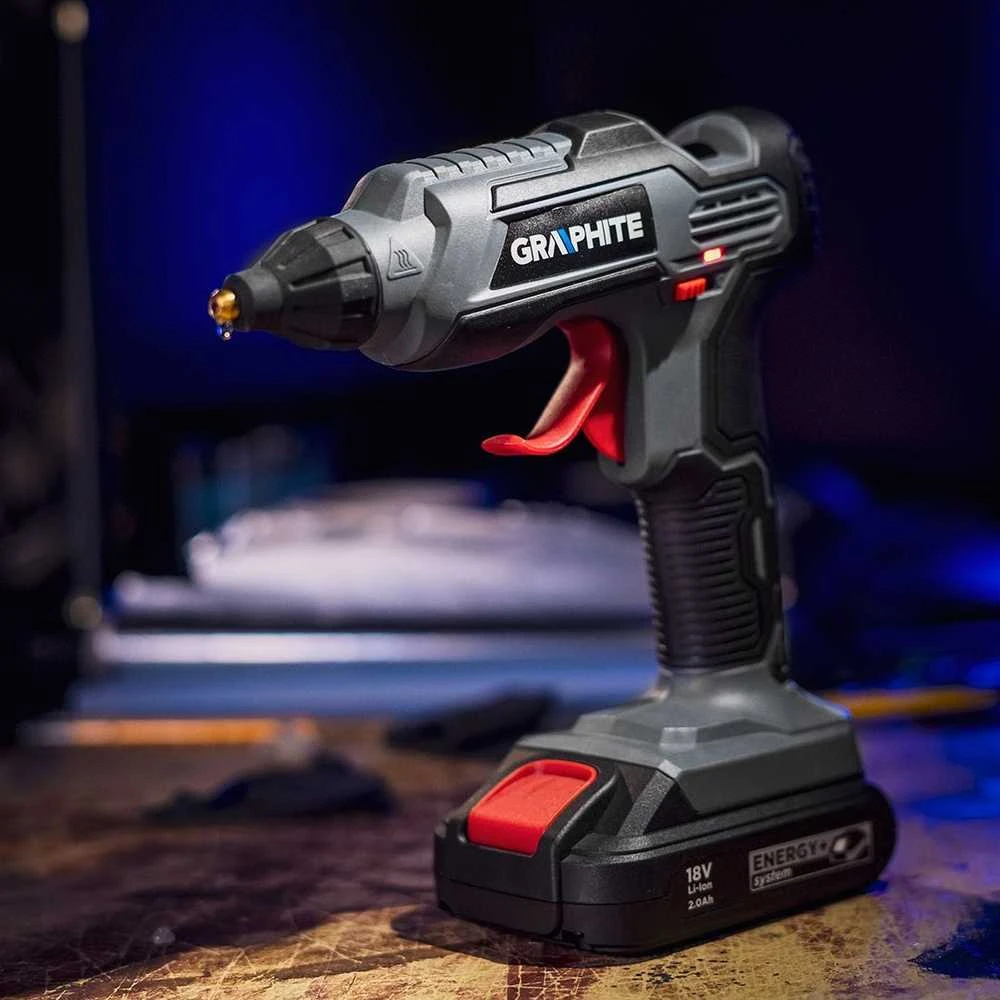 Akumuliatorinis klijų pistoletas Graphite 58G040; 18 V (be akumuliatoriaus ir pakrovėjo)
