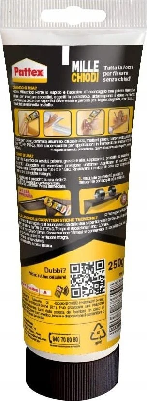 „Norimpex Pattex“ klijavimas vietoj gręžimo, 250 g tūbelė