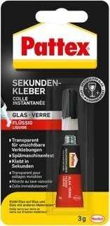 „Pattex“ antriniai klijai, stiklinis tūbelė, 3 g, 9H, PSV1C