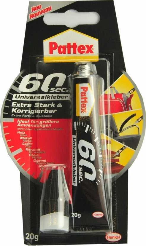 Pattex Universalkleber 60 Sekunden,Tube mit 20g