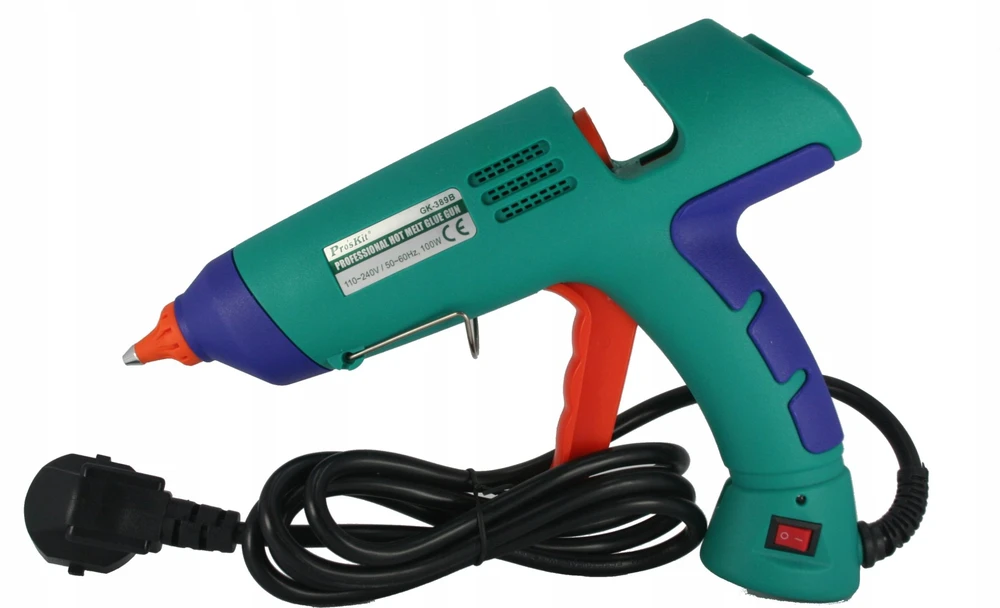 Karštų klijų pistoletas Ø11mm klijų lazdelėms 100W 170 (200)°C, GK-389B Pro'sKit