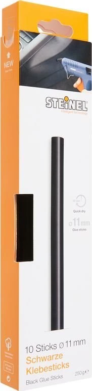 1x10 Steinel klijų lazdelės 11mm juodos 250G