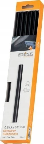 1x10 Steinel klijų lazdelės 11mm juodos 250G