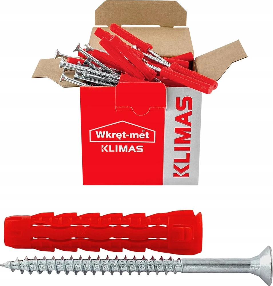 Wkret Met Universalus kaištis 8x40/50, įleistas varžtas, dėžutė (SFXP-08040050 x 100 vnt.)