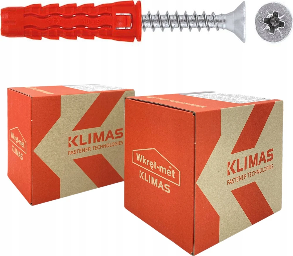 Wkret Met Universalus kaištis 8x40/50, įleistas varžtas, dėžutė (SFXP-08040050 x 100 vnt.)