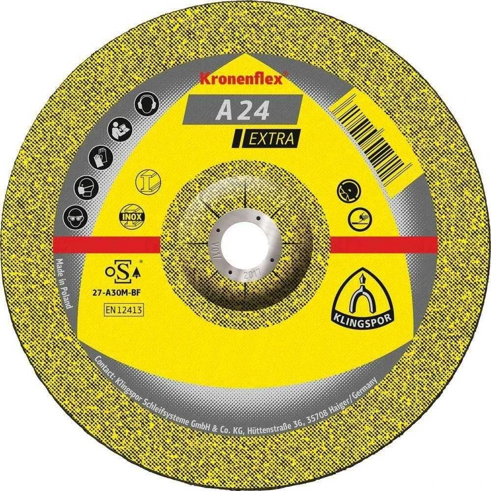 Metalo šlifavimo diskas Klingspor 125 x 6 x 22.23 mm