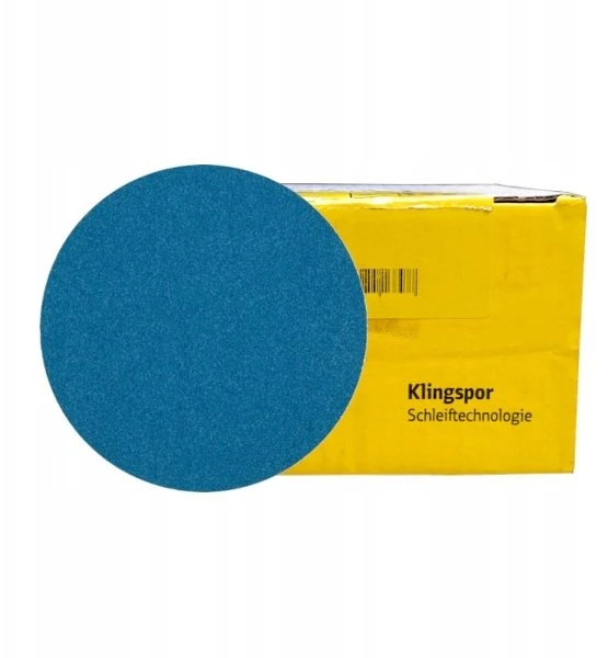 KLINGSPOR ŠLIFAVIMO DISKAS 125 PS36CK 50vnt. 80 KIETA MEDIENA / PLASTIKAS