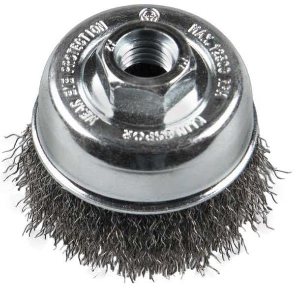KLINGSPOR TAURELĖS FORMOS ŠEPETYS 65mm M14 BT600W BANGUOTA VIELA