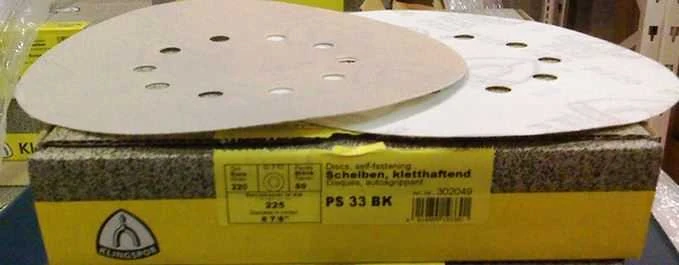 Krążek KLINGSPOR SAVIŠKAI KLIPANTIS ABRAZYVINIS DISKAS 225mm PS33BK, gr 150 / 50 vnt.