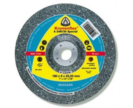 KLINGSPOR TARCZA DO SZLIFOWANIA METALU 125mm x 6,0mm x 22,2mm A24N Supra INOX