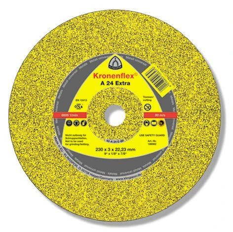 KLINGSPOR TARCZA DO SZLIFOWANIA METALU 125mm x 6,0mm x 22,2mm A24 Extra