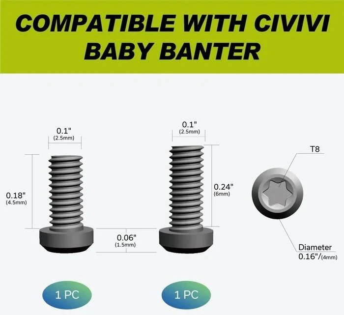 Klips CIVIVI Titanium prie peilio Baby Banter