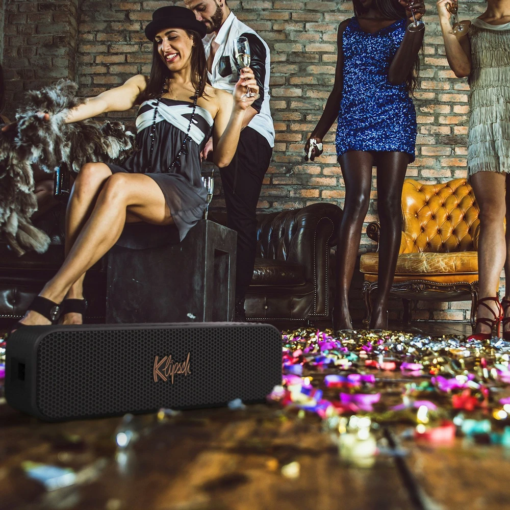 Klipsch Nešiojama kolonėlė Detroit, Juodas