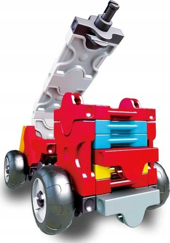 Yoshiritsu Japoniškas edukacinis konstruktorius LAQ Hamacron MINI FIRE TRUCK, nuo 5 m.
