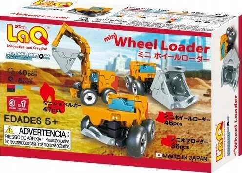 Japoniškas konstruktorius LAQ "Hamacron Constructor Mini Wheel Loader"