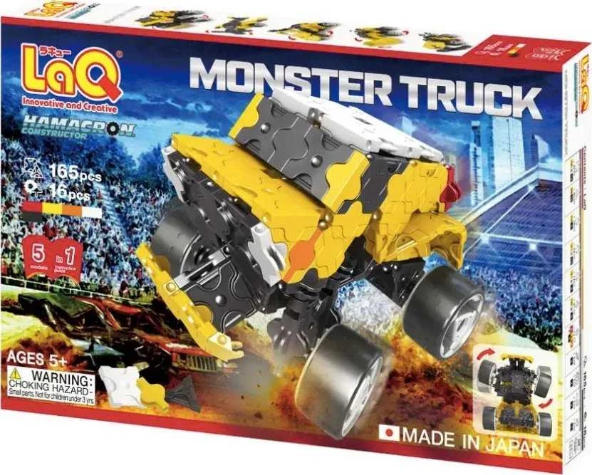 Yoshiritsu Japoniškas edukacinis konstruktorius LAQ Hamacron Constructor Monster Truck, nuo 5 m.