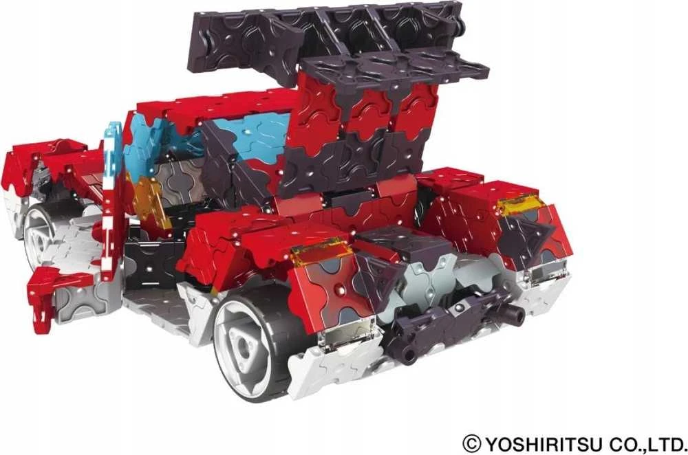 Yoshiritsu Japoniškas edukacinis konstruktorius LAQ Hamacron SPEED WHEELS, nuo 7 m.