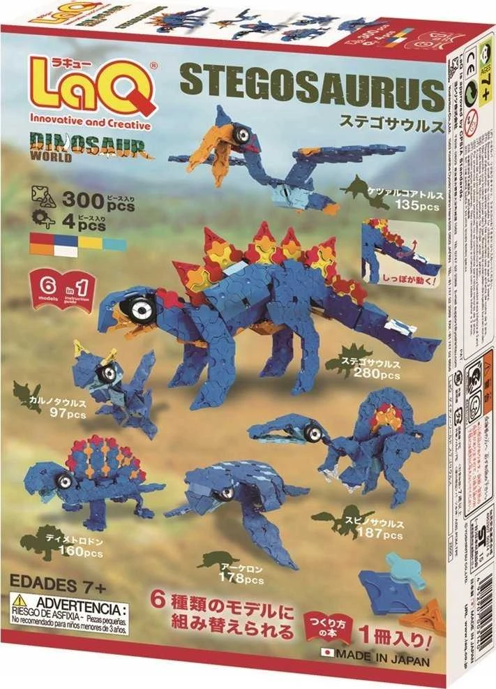 LaQ konstruktorius Japoniškas Dinosaur World Stegosaurus, 4952907003140