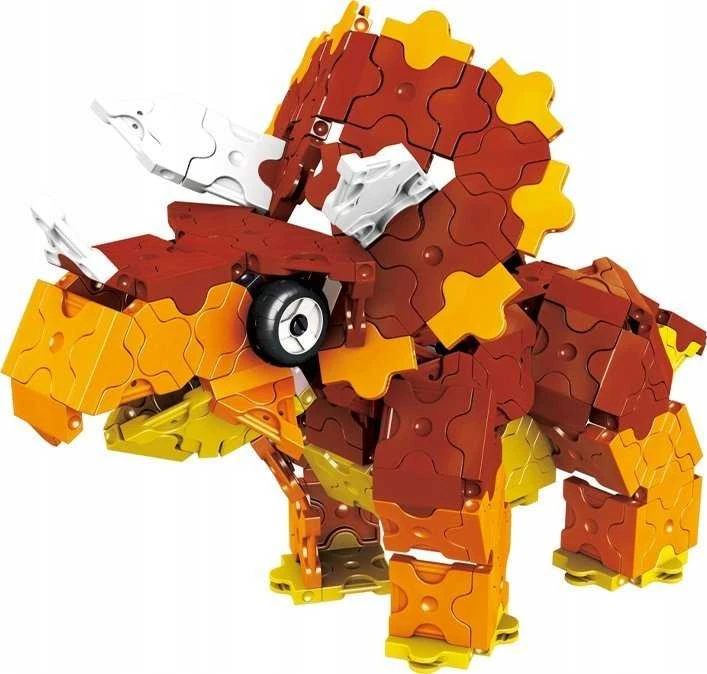 Yoshiritsu Japoniškas edukacinis konstruktorius LAQ DINOSAUR WORLD Triceratops & Pteranodon, nuo 3 m.