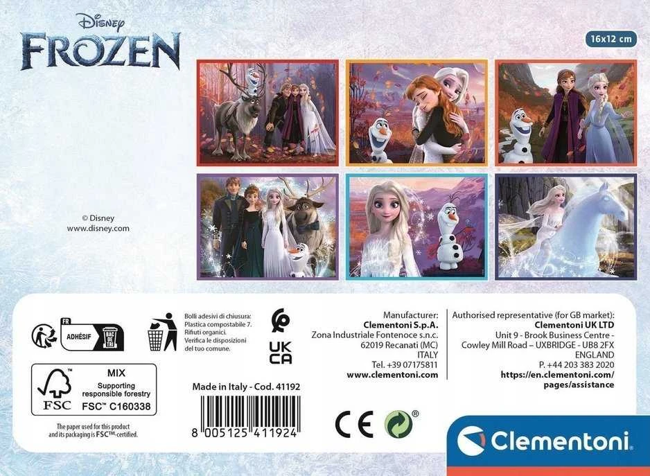 Clementoni CLE Cubi klocki 12 Frozen 41192