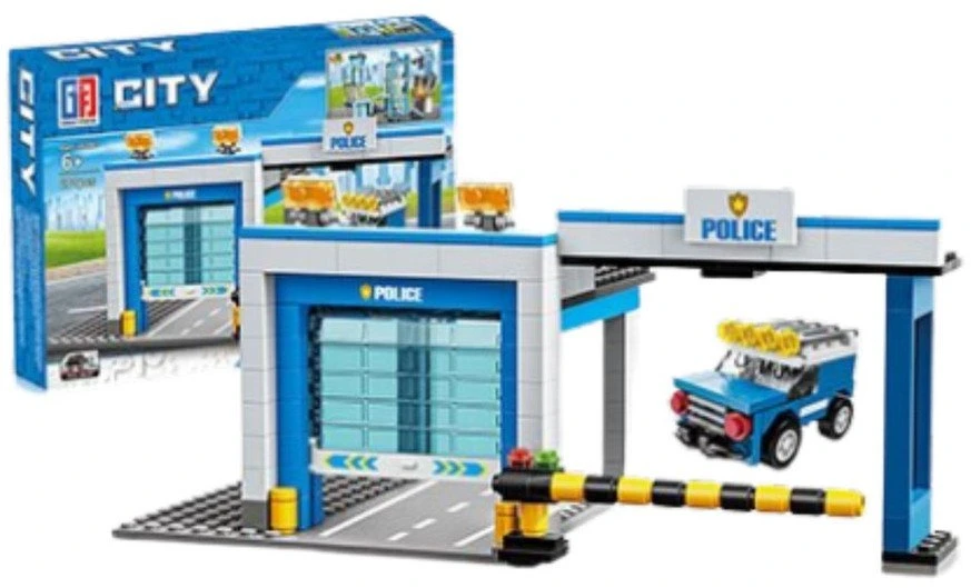 Lean Toys Policijos stoties konstruktorius, 190-213 detalių