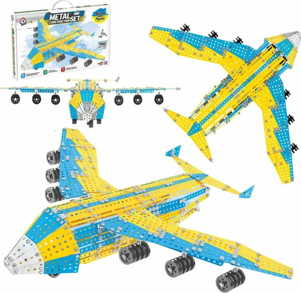 Technok metalinis konstruktorius lėktuvas Mriya 1110 detalių 9178