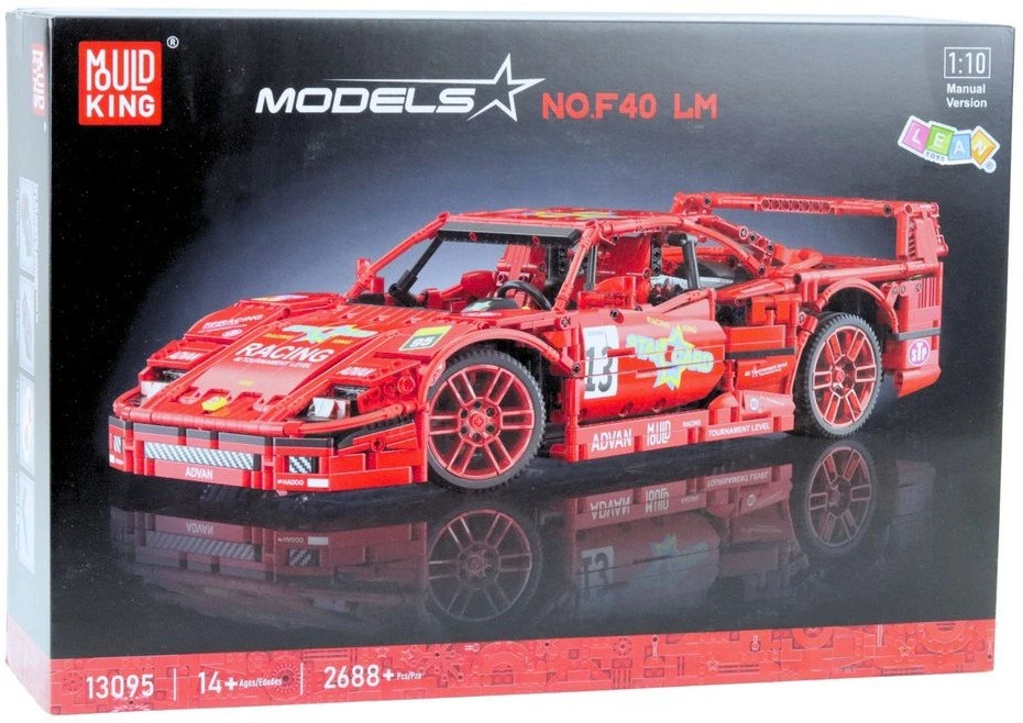 Lean Toys Sportinis automobilis, Konstruktoriaus Mudking 13095, 1:10, 2688 detalių
