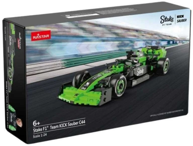 Konstruktorius Bolid KICK Sauber C44 F1 Stake 1:24 Rastar 25012