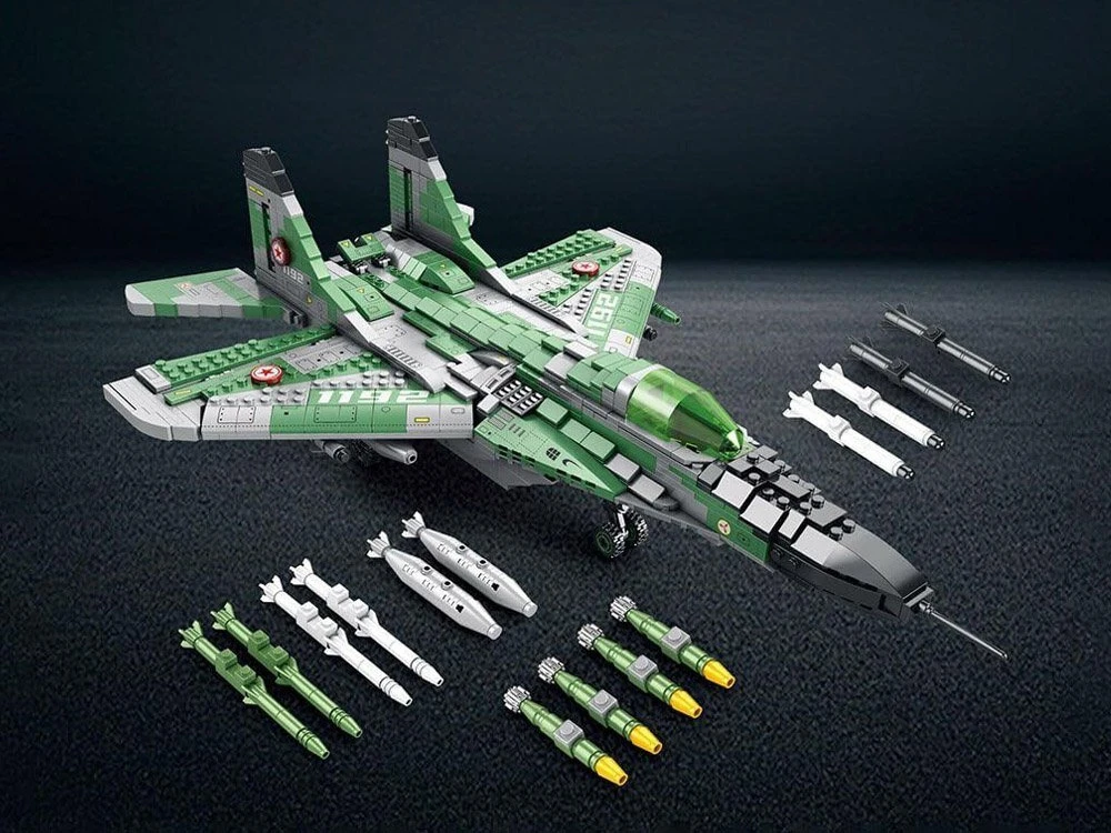 Jokomisiada Techniniai blokai Tolimojo nuotolio naikintuvas MIG-29 1290ele ZA5800