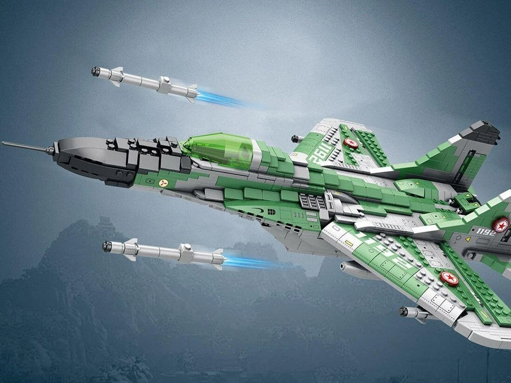 Jokomisiada Techniniai blokai Tolimojo nuotolio naikintuvas MIG-29 1290ele ZA5800