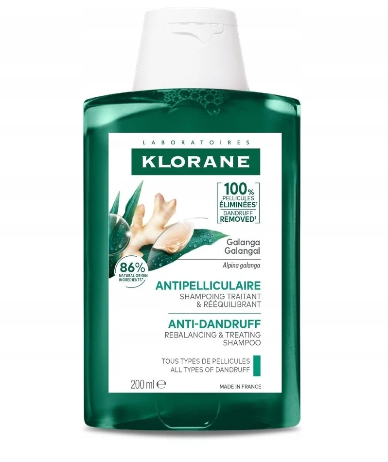 Klorane Anti-Matreata Cu Galangal Hair Treatment Šampūnas Nuo pleiskanų, 200 ml