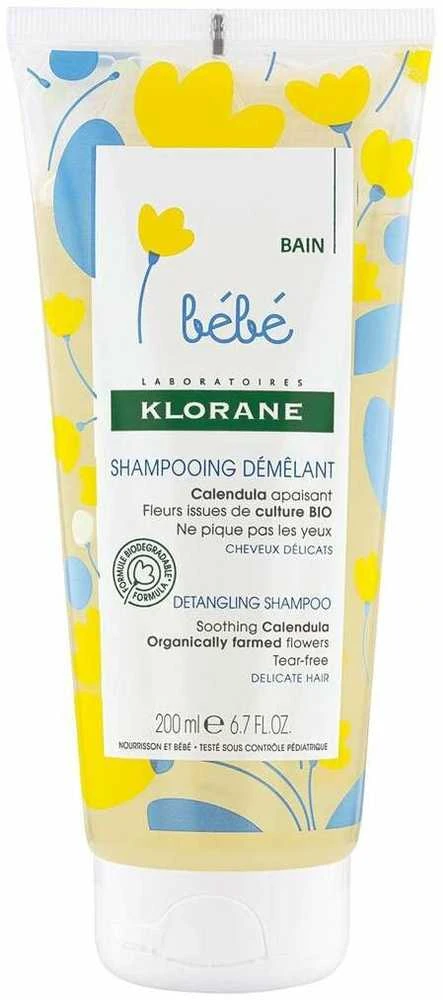 Klorane Gentle Baby Detangling Šampūnas, 200 ml