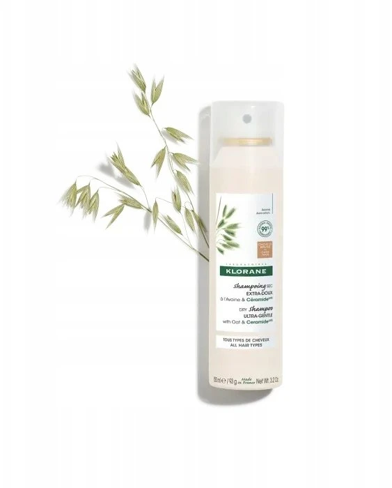 Klorane A LA Leche de Avena Champú Seco Extrasuave, 150 ml