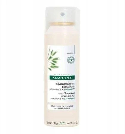 Klorane A LA Leche de Avena Champú Seco Extrasuave, 150 ml