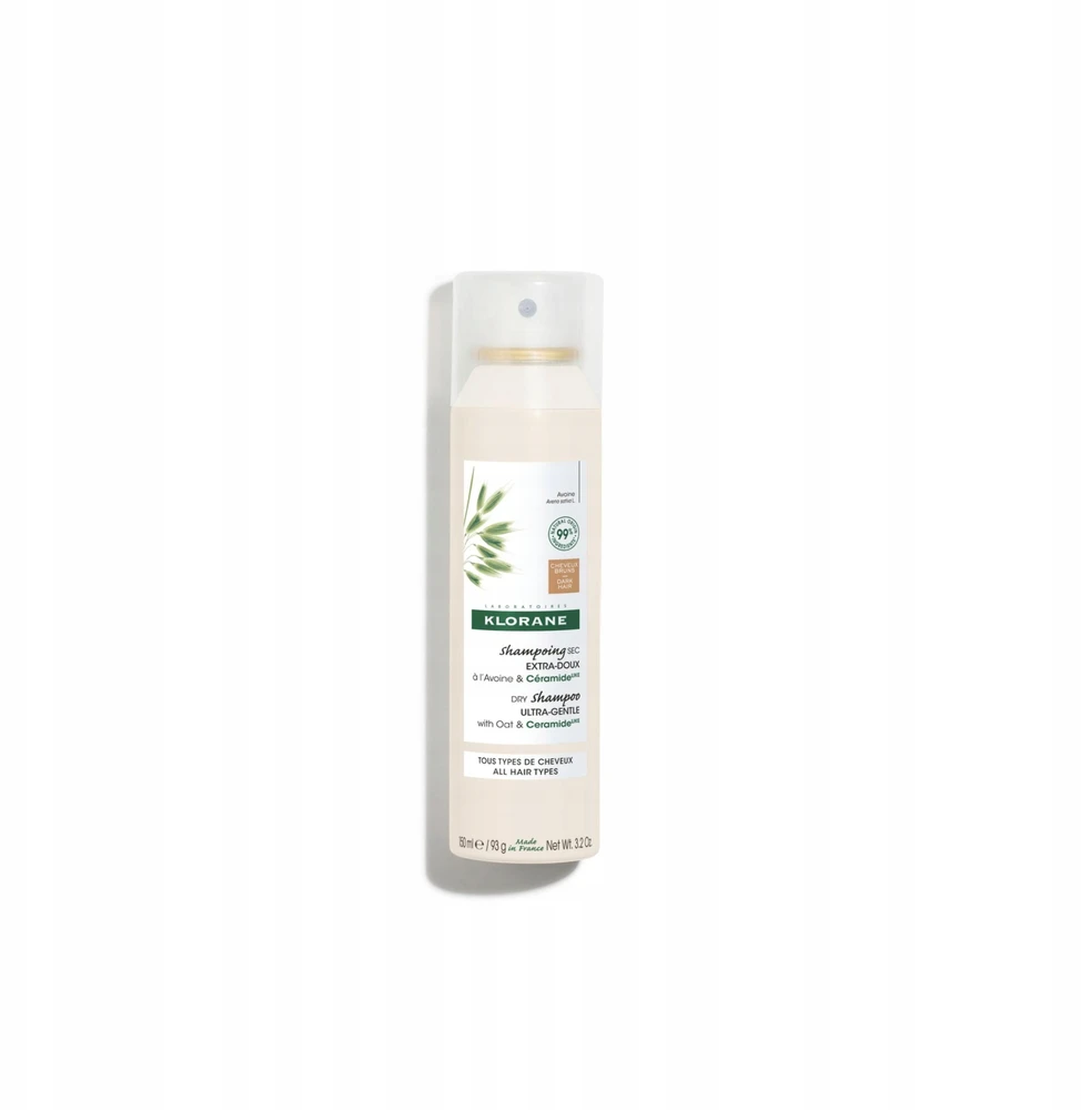Klorane A LA Leche de Avena Champú Seco Extrasuave, 150 ml