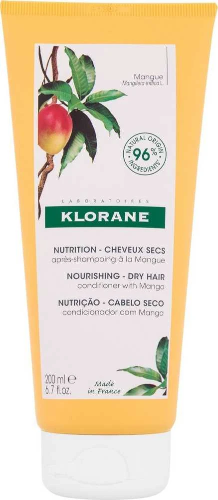 Klorane Mango Conditioner maitinantis kondicionierius sausiems plaukams, 200 ml
