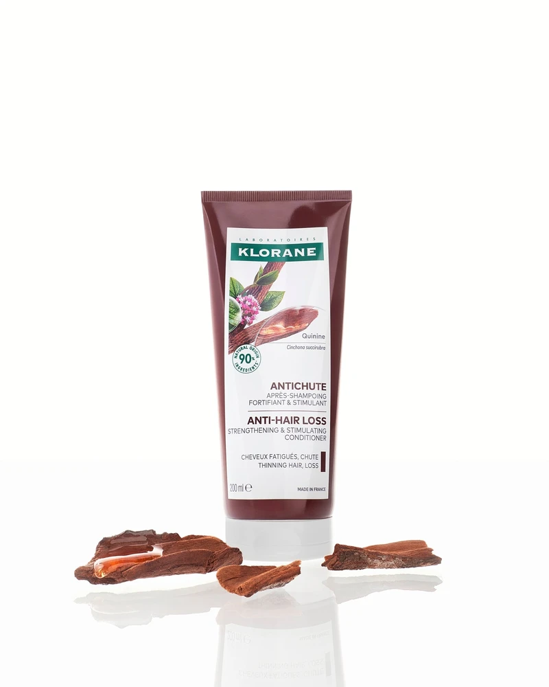 Klorane Anti Hair Loss Strengthening And Stimulating Conditioner stiprinantis kondicionierius silpniems plaukams, 200 ml