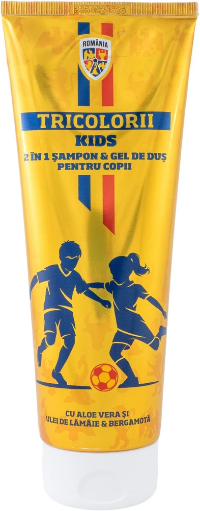 Tricolorii Kids Dušo želė & Šampūnas 2-In-1 Bergamot, 250 ml