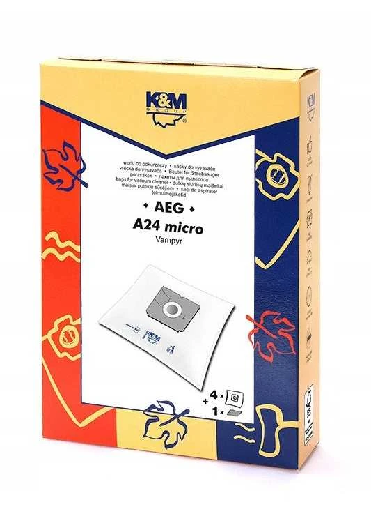 K&M K_M Dulkių siurblio maišeliai K&M A24.1 Mikro, 4 vnt