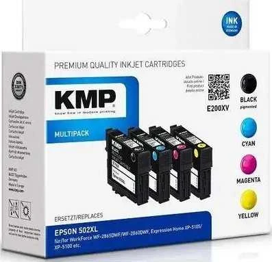 Legrand KMP Printtechnik AG KMP kasetė Epson Pro WF-2865DWF ers. 502XL T02W64 juodos, mėlynos, mėlynos spalvos restauruota