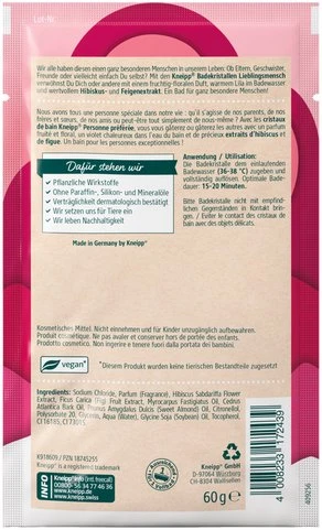 Kneipp Favorite Person Vonios kristalai vonios druska unisex, 60 g