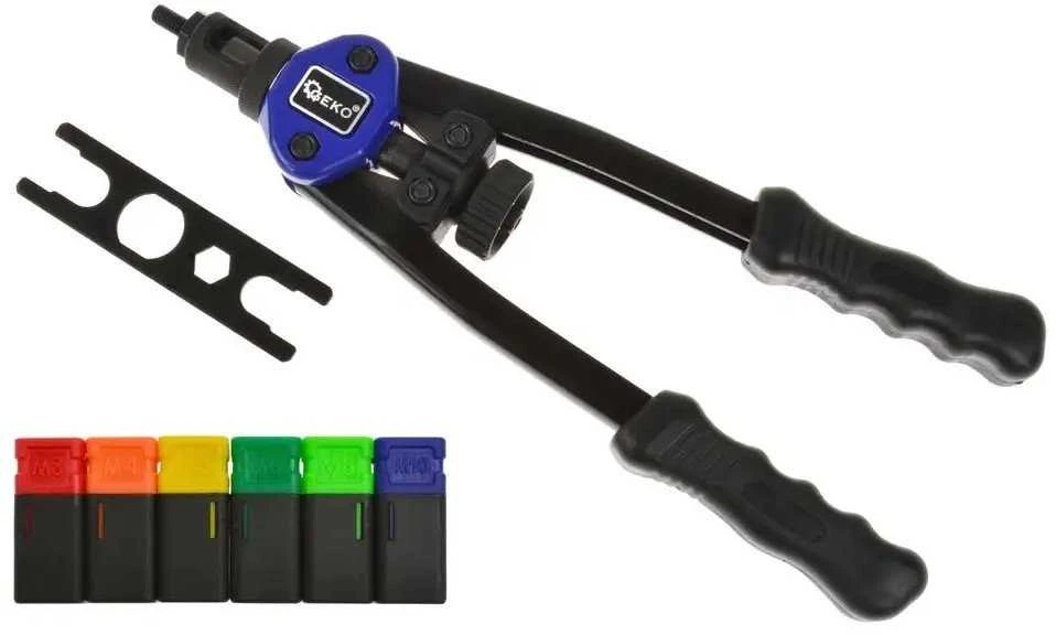 Geko Kniedžių veržlių įrankis M3-M10 GEKO PREMIUM (Rinkinys) (5)